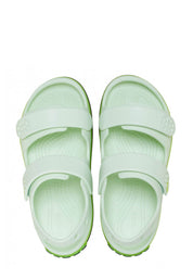 Sandali con strappi Verde Crocs