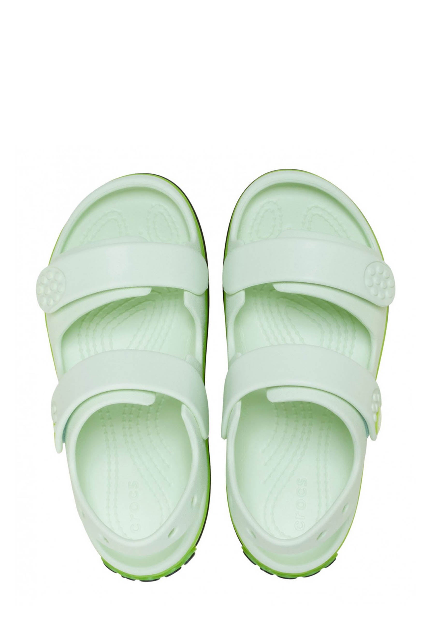 Sandali con strappi Verde Crocs