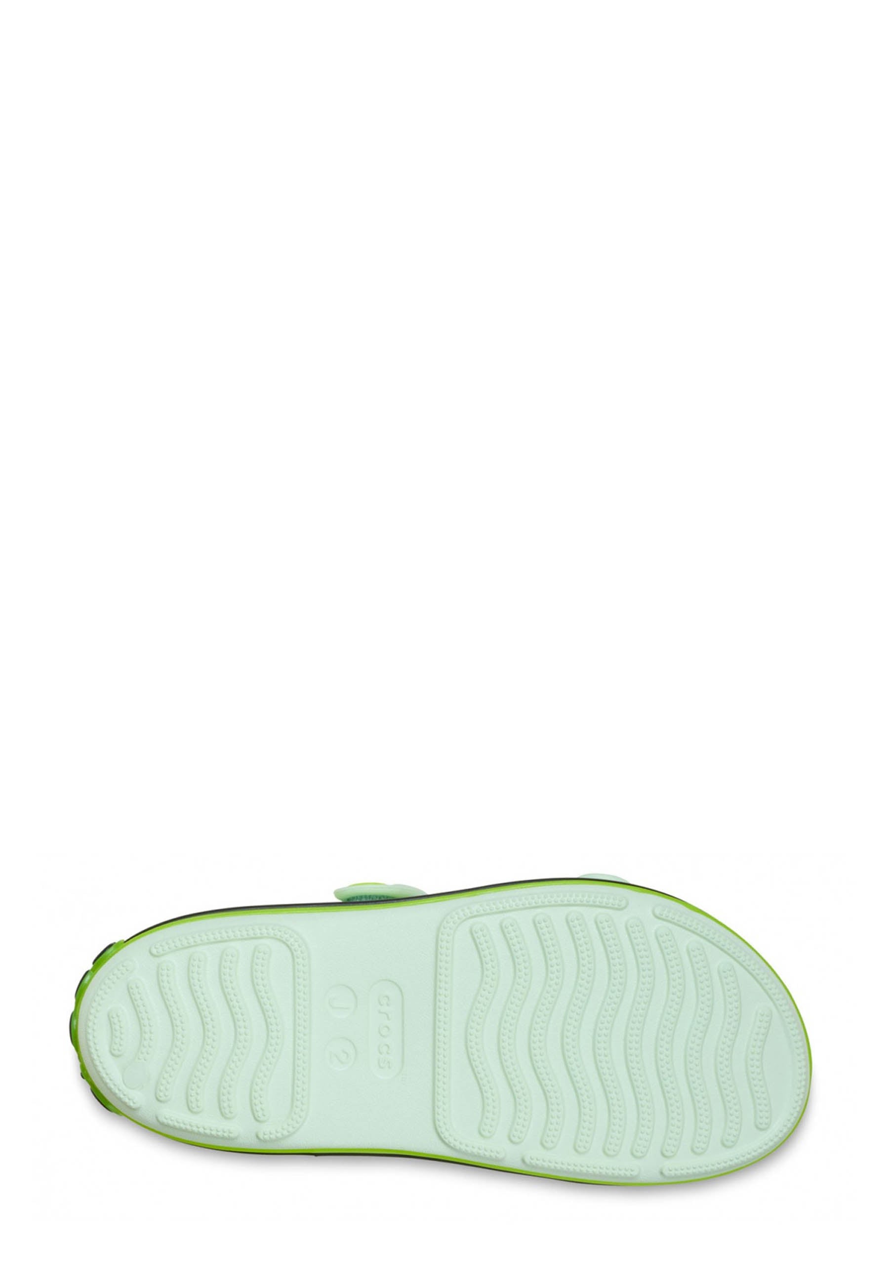 Sandali con strappi Verde Crocs