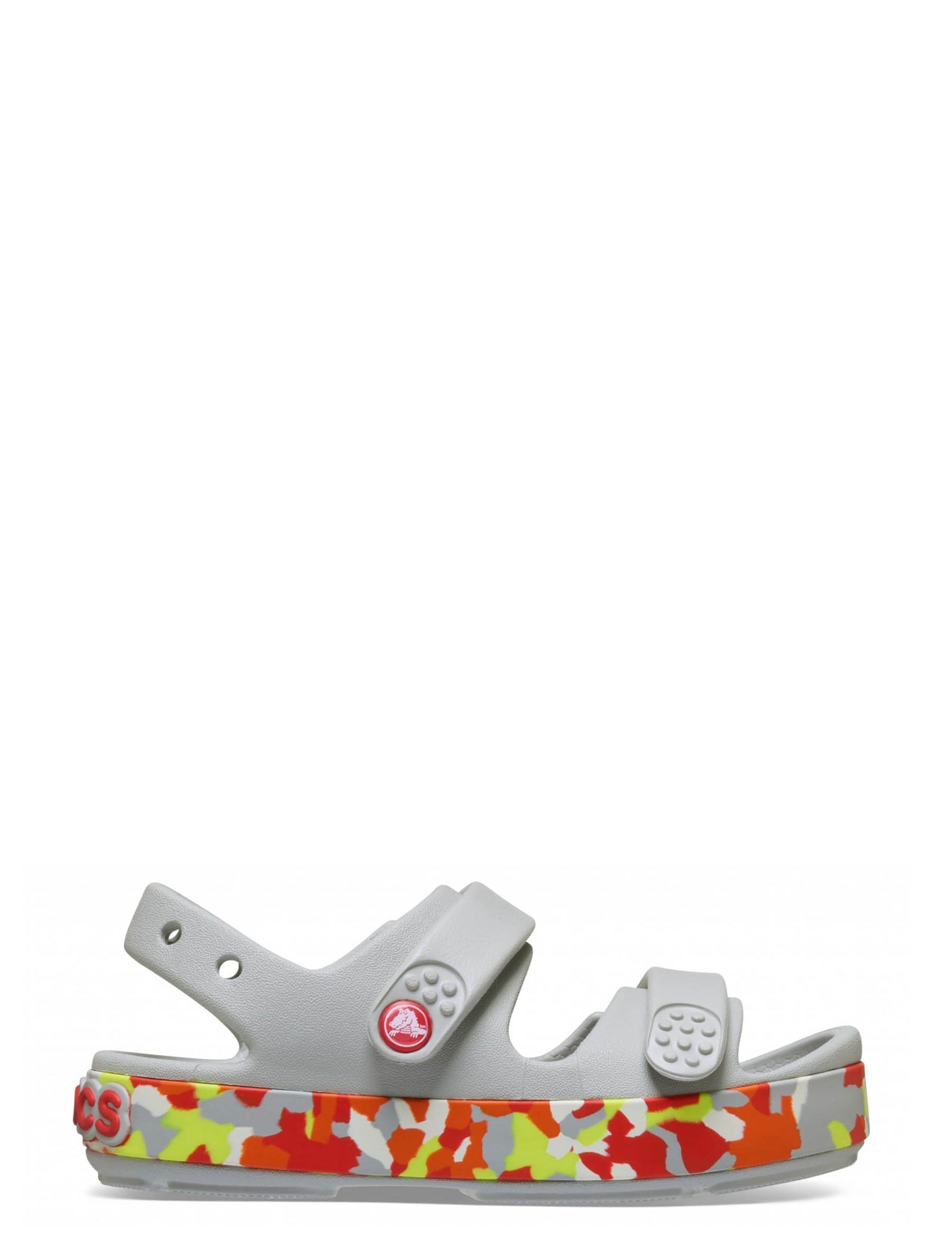 Sandali con strappi Grigio Crocs