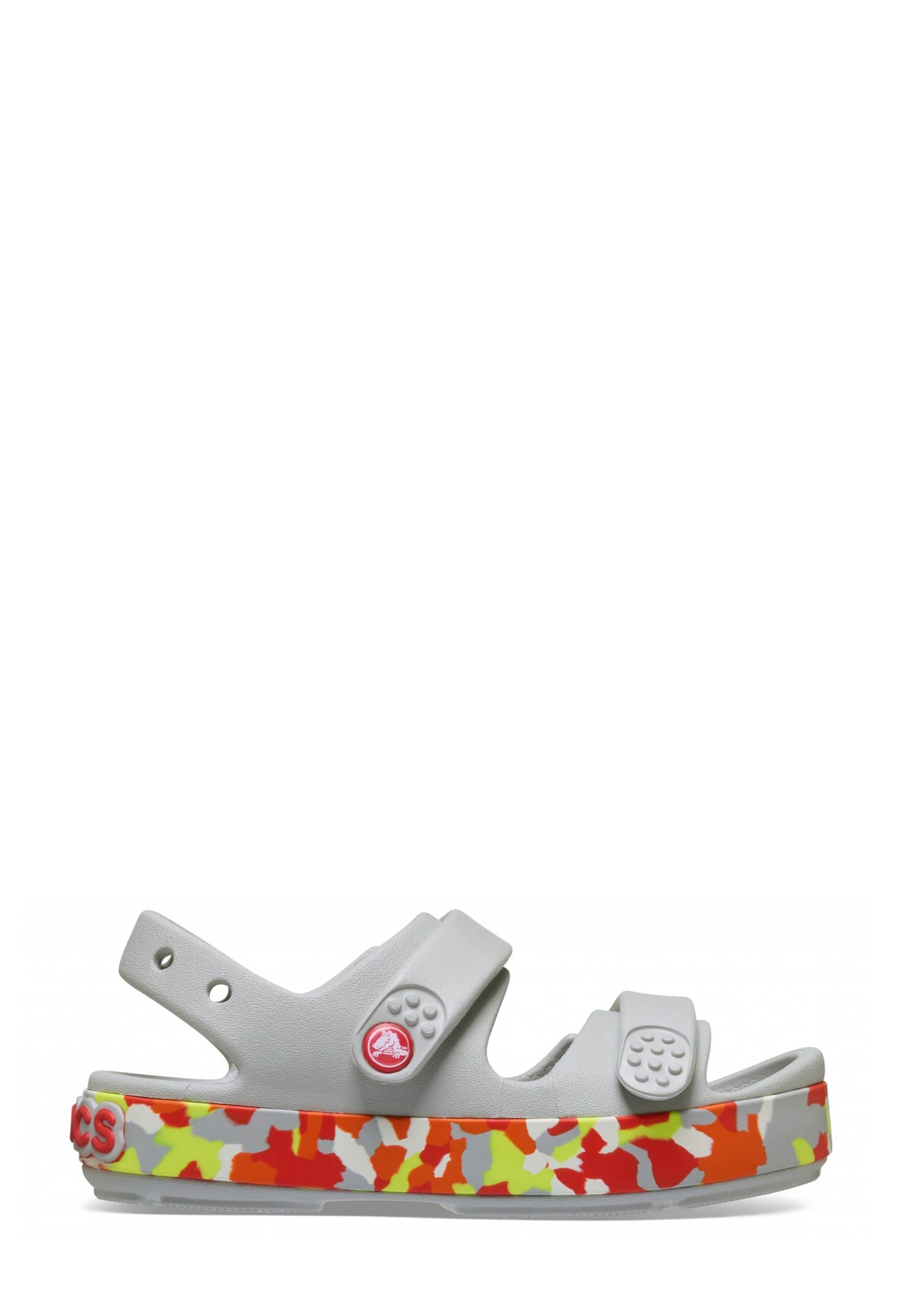 Sandali con strappi Grigio Crocs