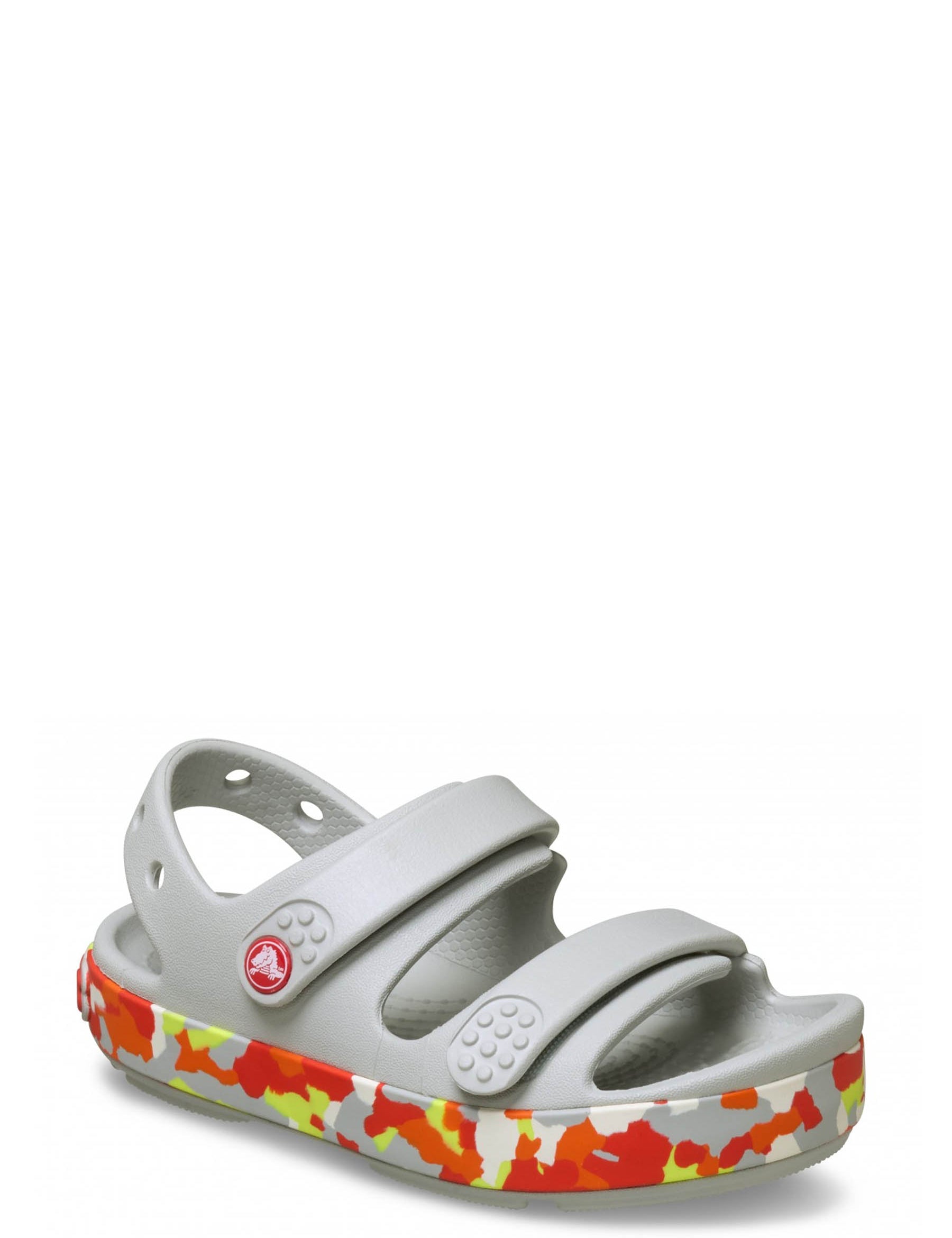 Sandali con strappi Grigio Crocs