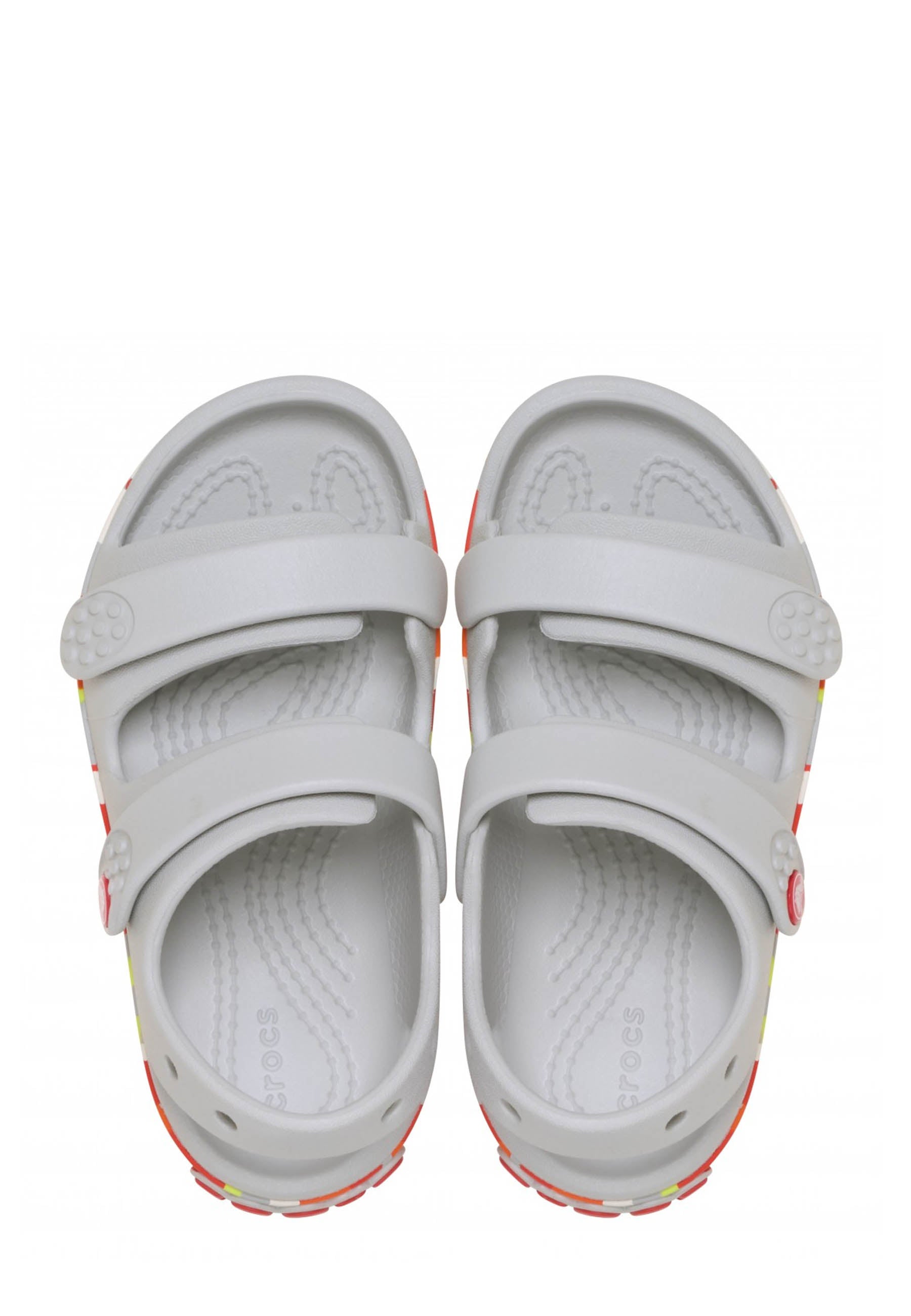Sandali con strappi Grigio Crocs