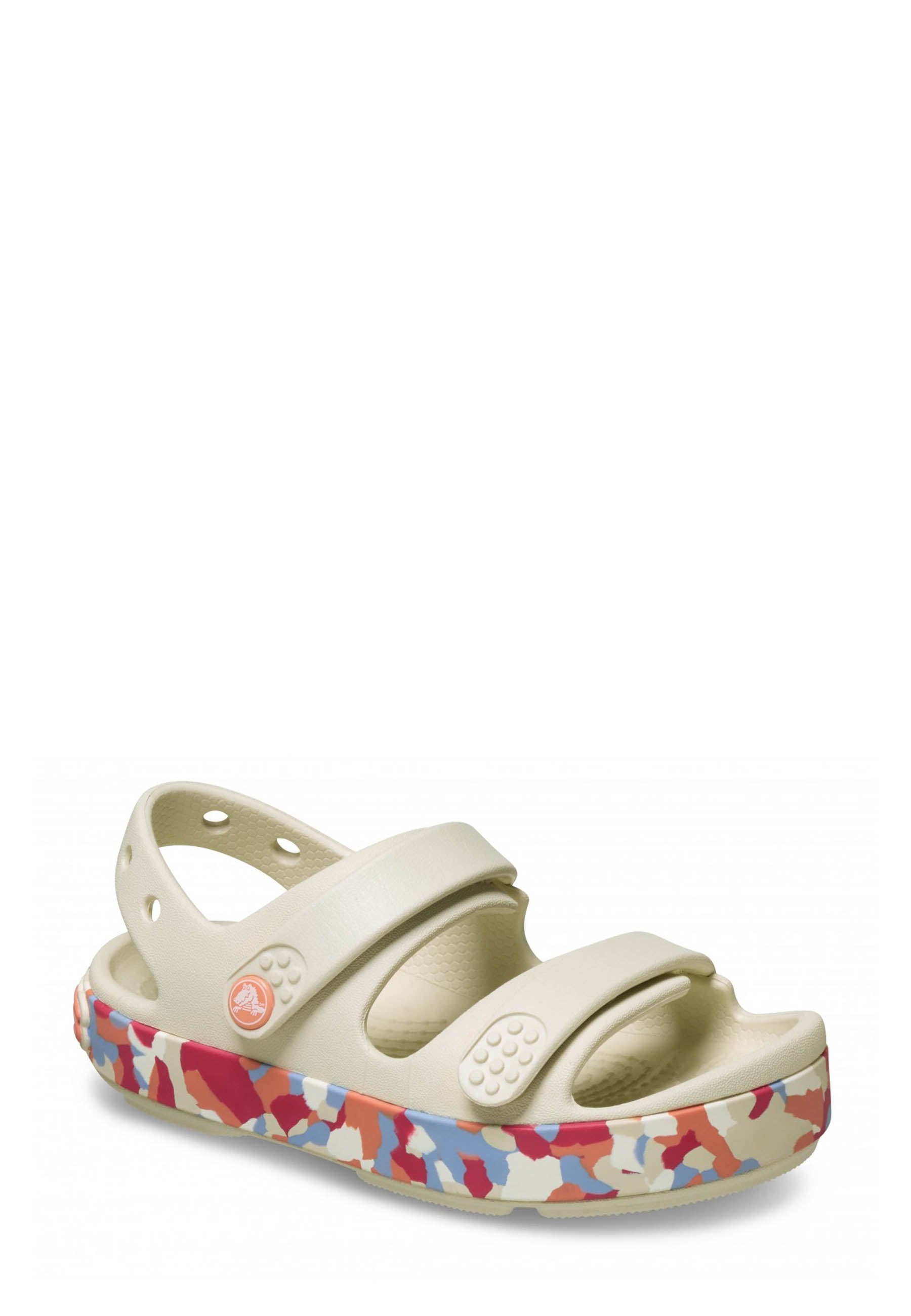 Sandali con strappi Beige Crocs