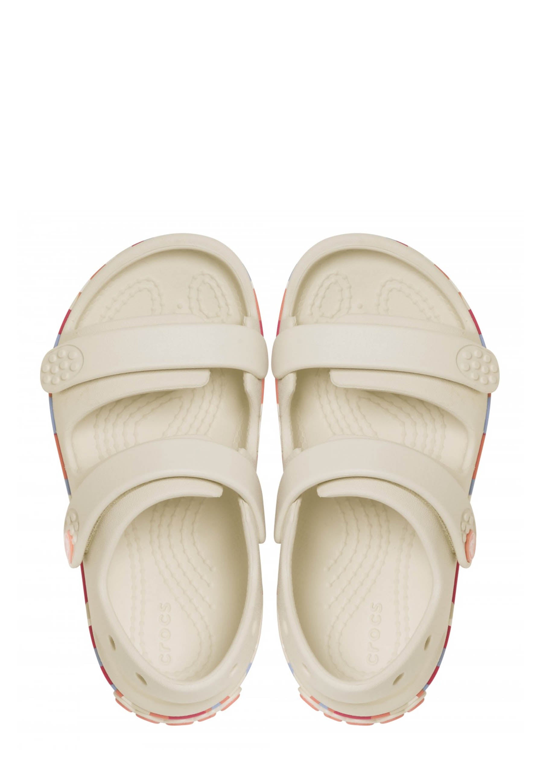 Sandali con strappi Beige Crocs