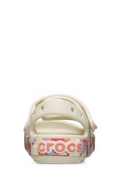 Sandali con strappi Beige Crocs