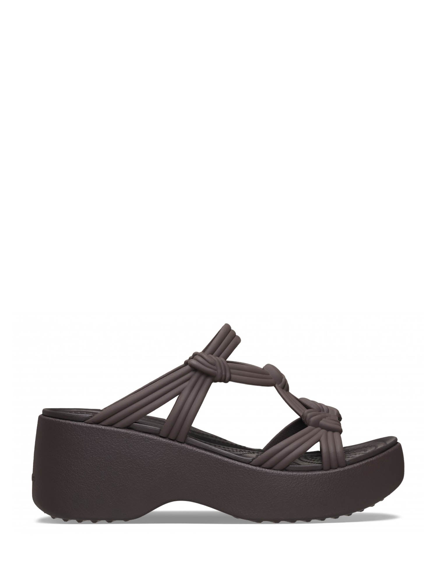 Sandali zeppa Marrone Crocs