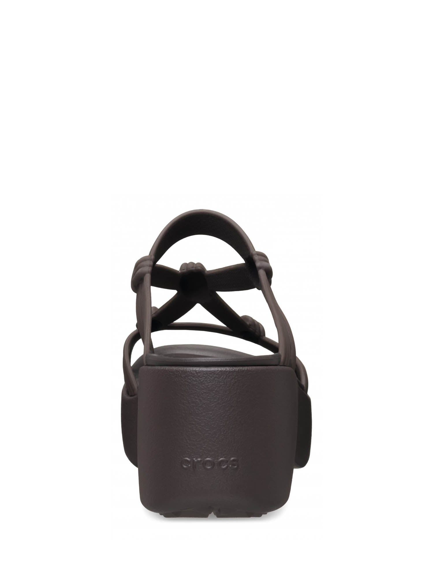 Sandali zeppa Marrone Crocs
