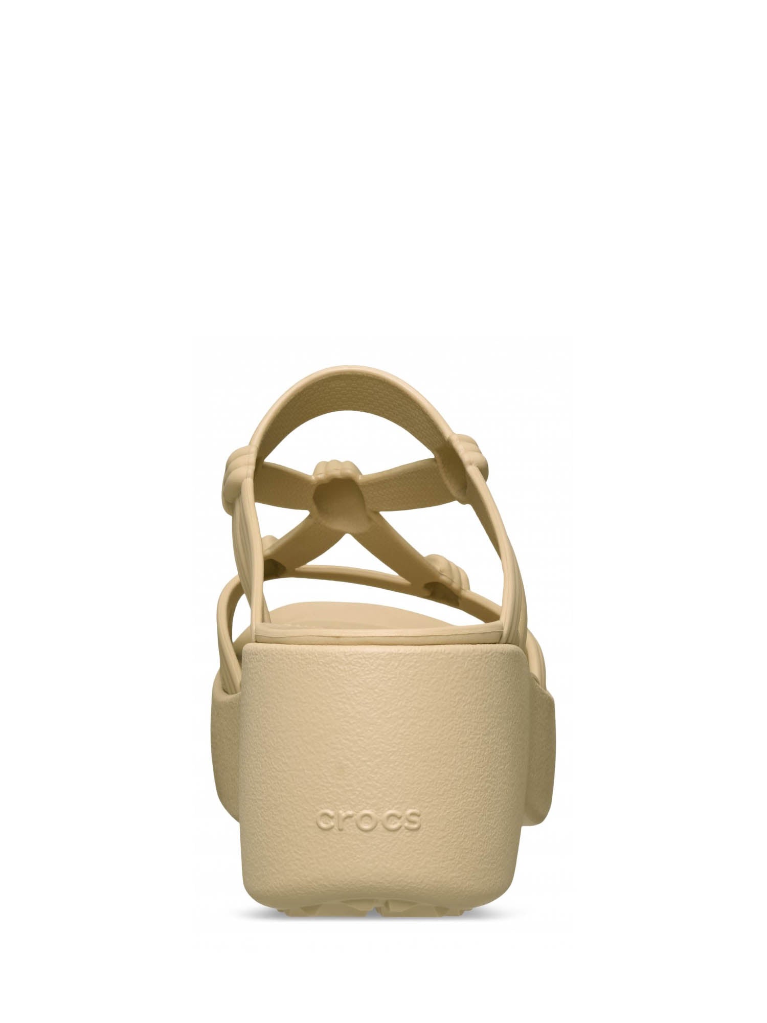 Sandali zeppa Beige Crocs