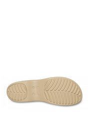 Sandali zeppa Beige Crocs