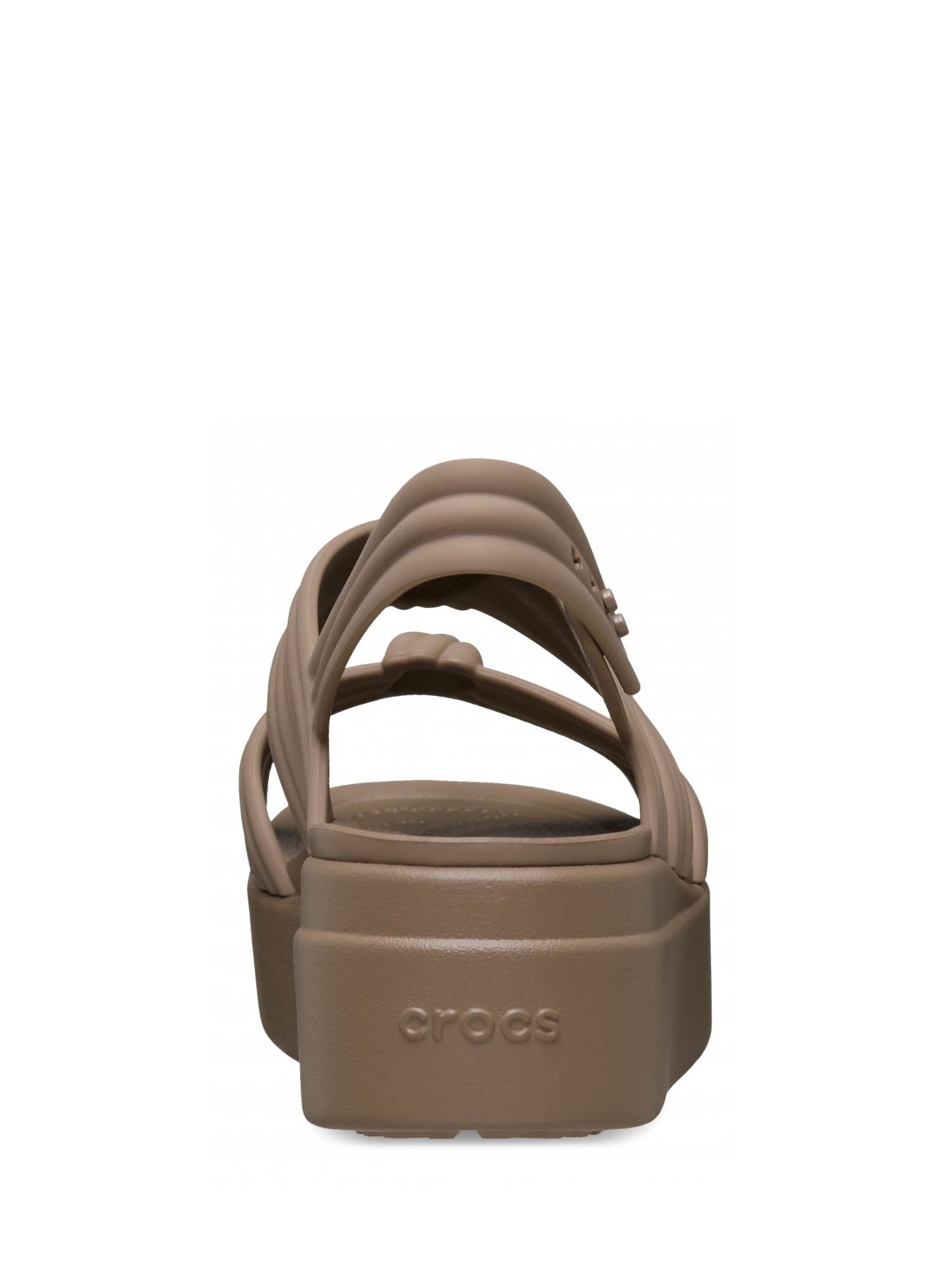 Sandali zeppa Marrone Crocs