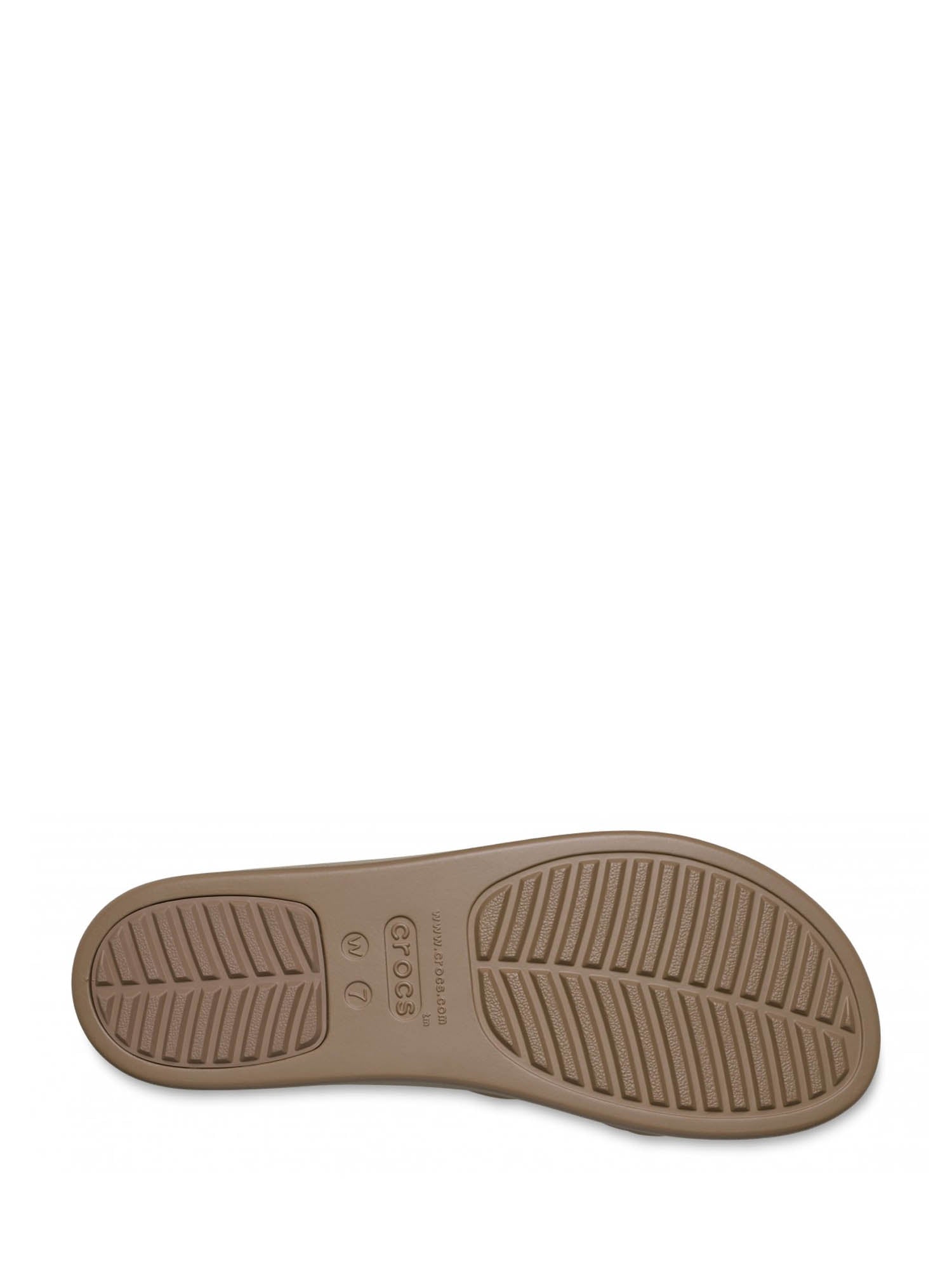 Sandali zeppa Marrone Crocs