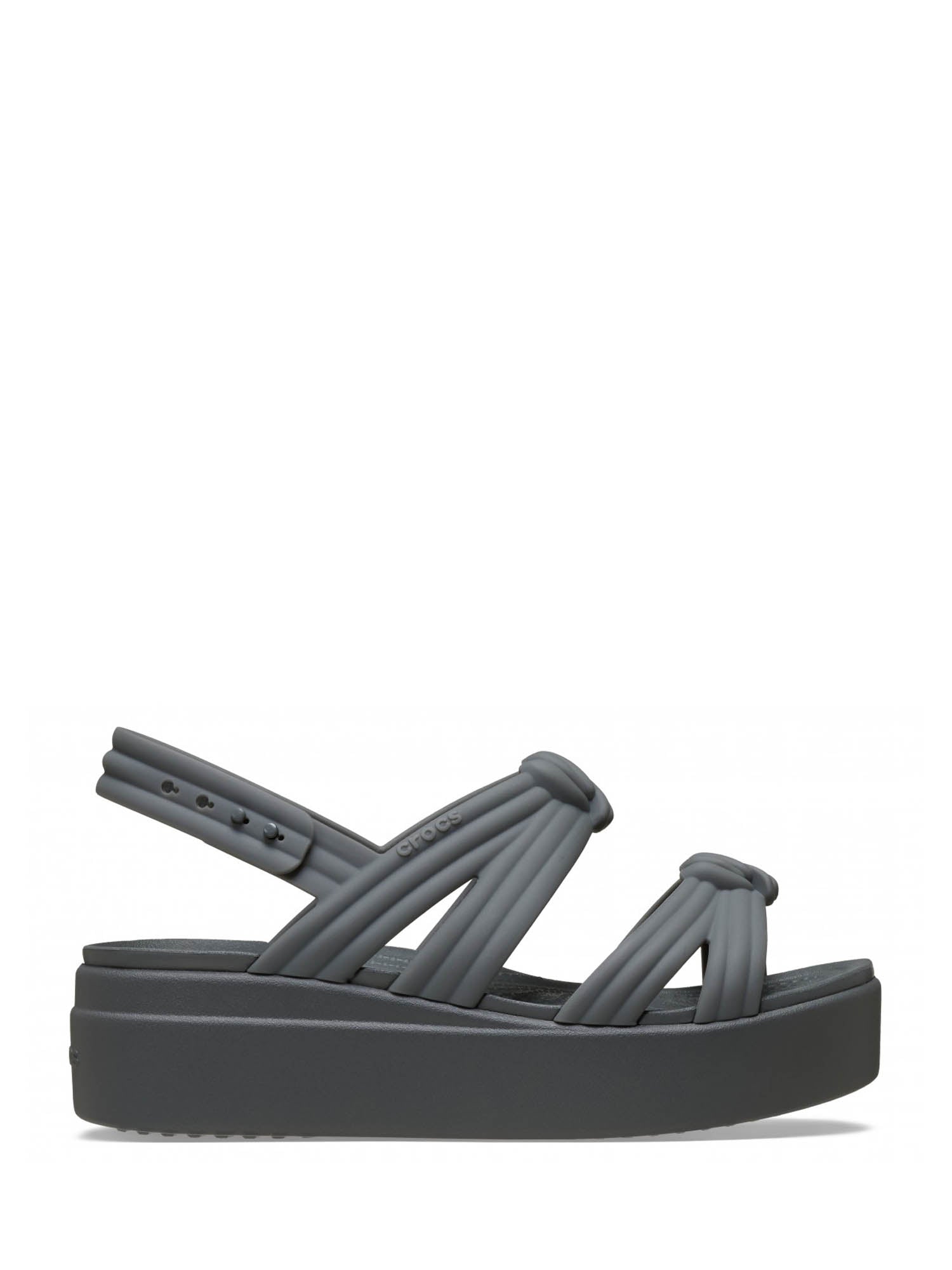 Sandali zeppa Grigio Crocs