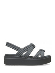 Sandali zeppa Grigio Crocs