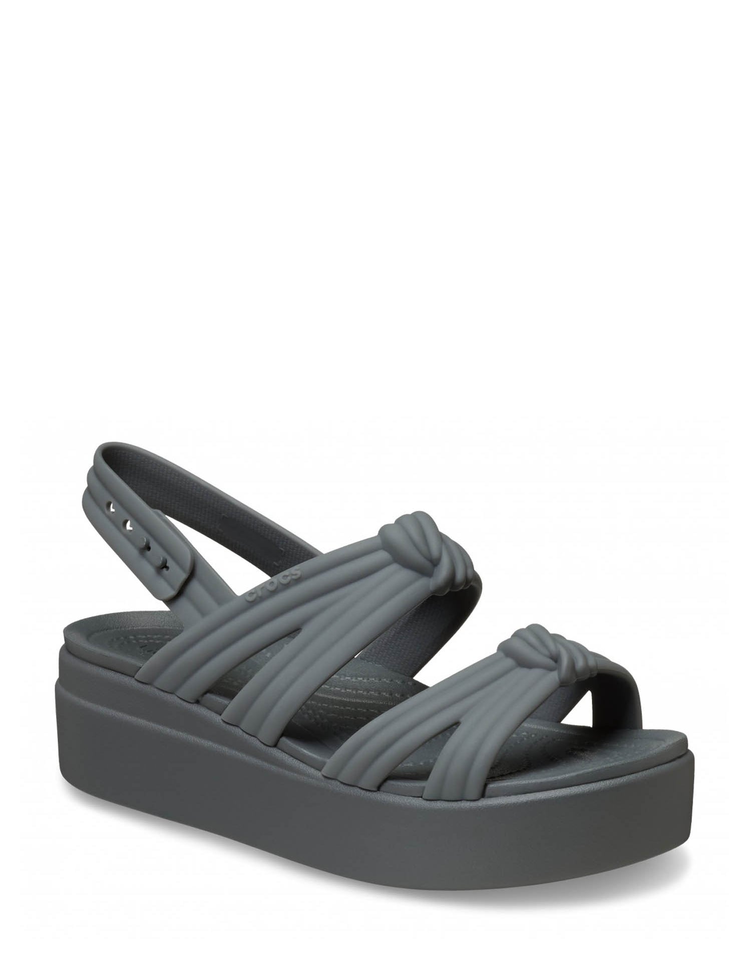 Sandali zeppa Grigio Crocs