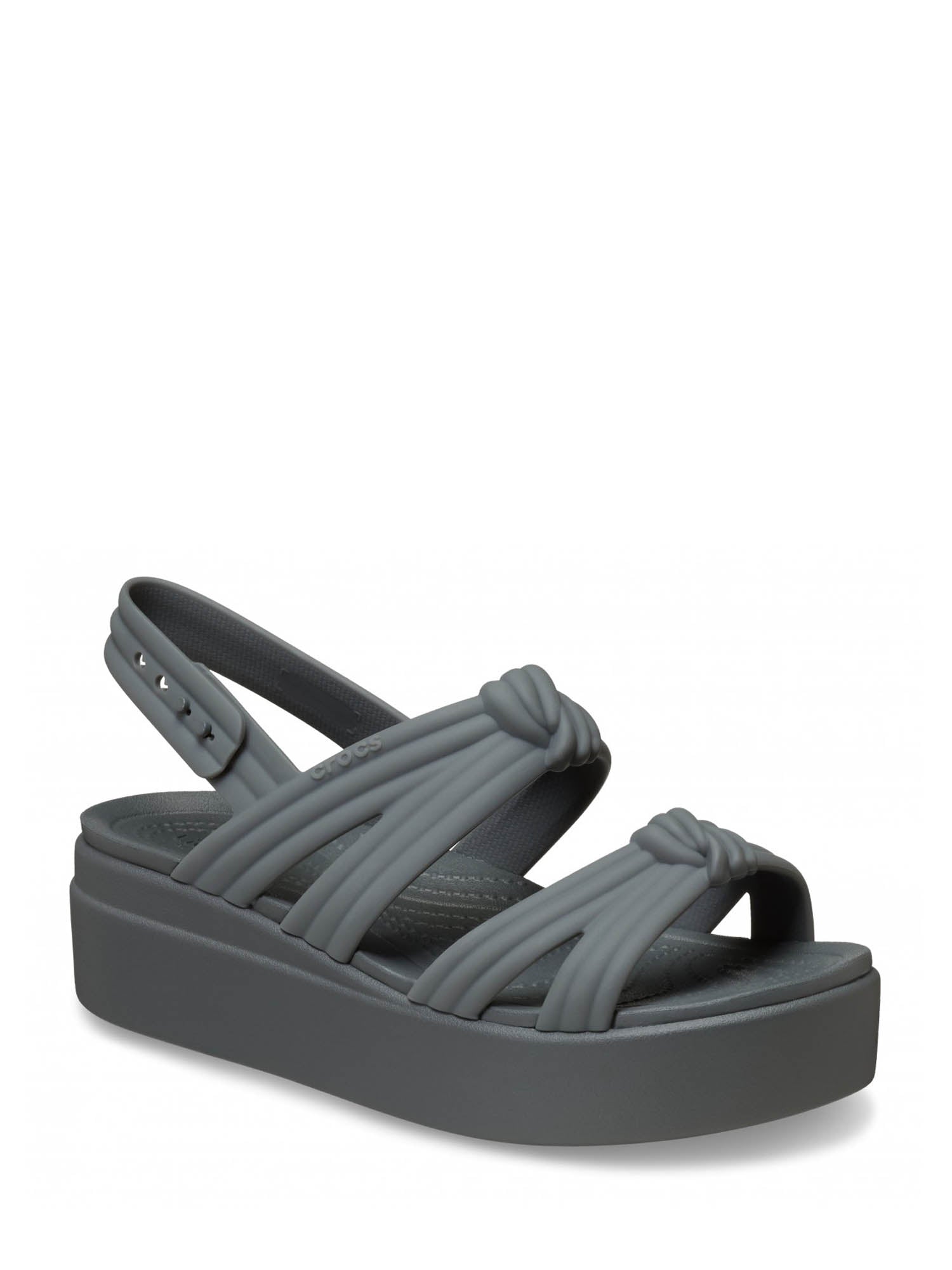 Sandali zeppa Grigio Crocs