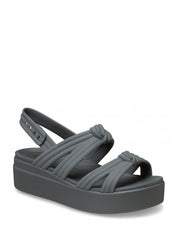 Sandali zeppa Grigio Crocs