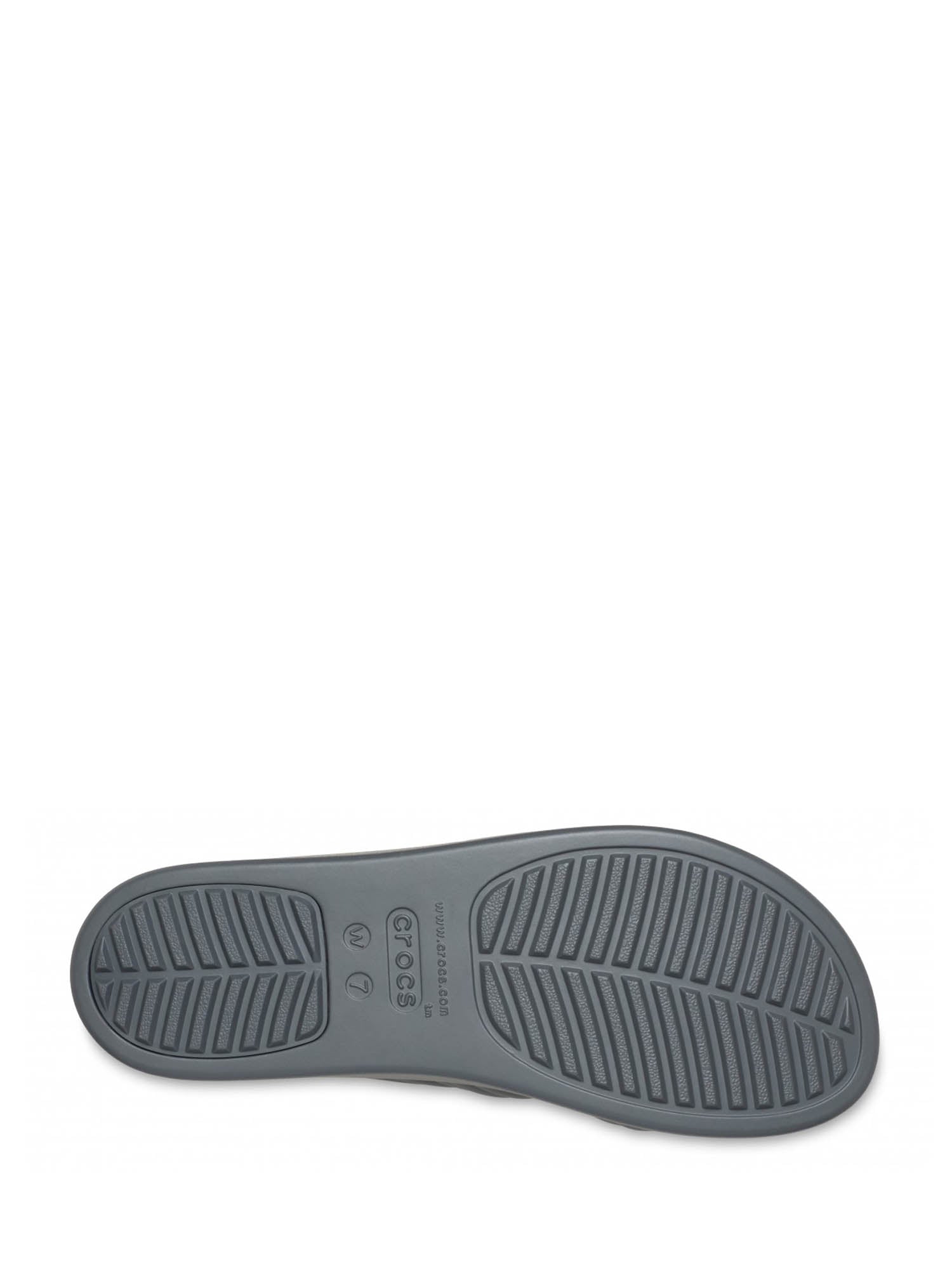 Sandali zeppa Grigio Crocs