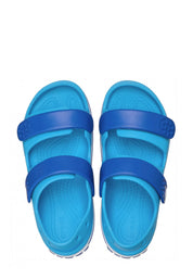 Sandali con strappi Celeste Blu Crocs