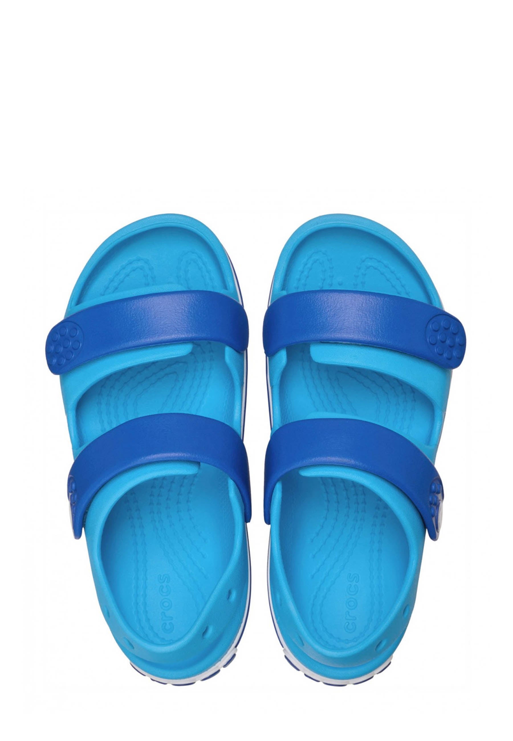 Sandali con strappi Celeste Blu Crocs