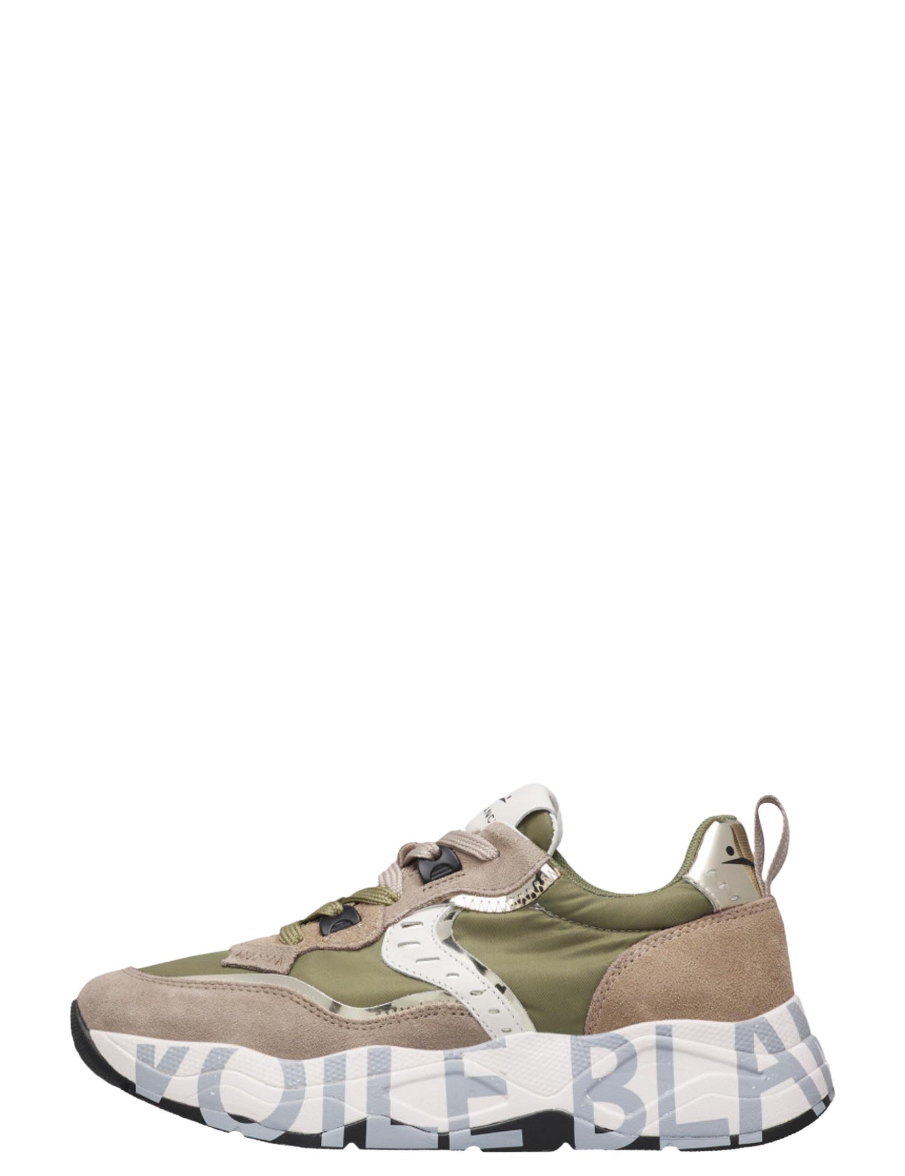 Sneakers Verde Voile Blanche