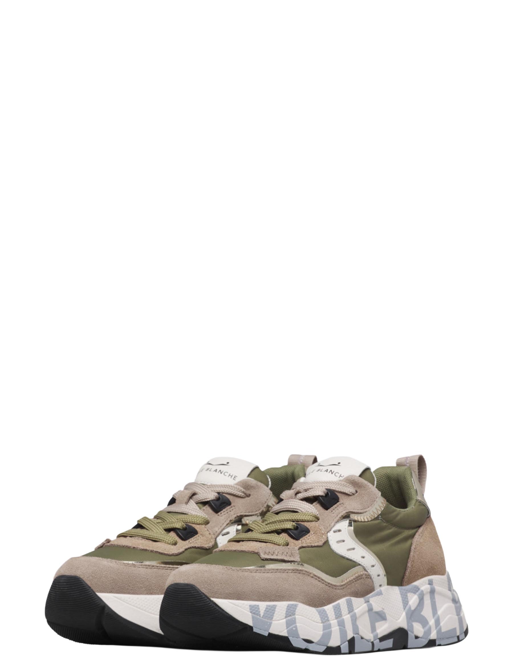Sneakers Verde Voile Blanche