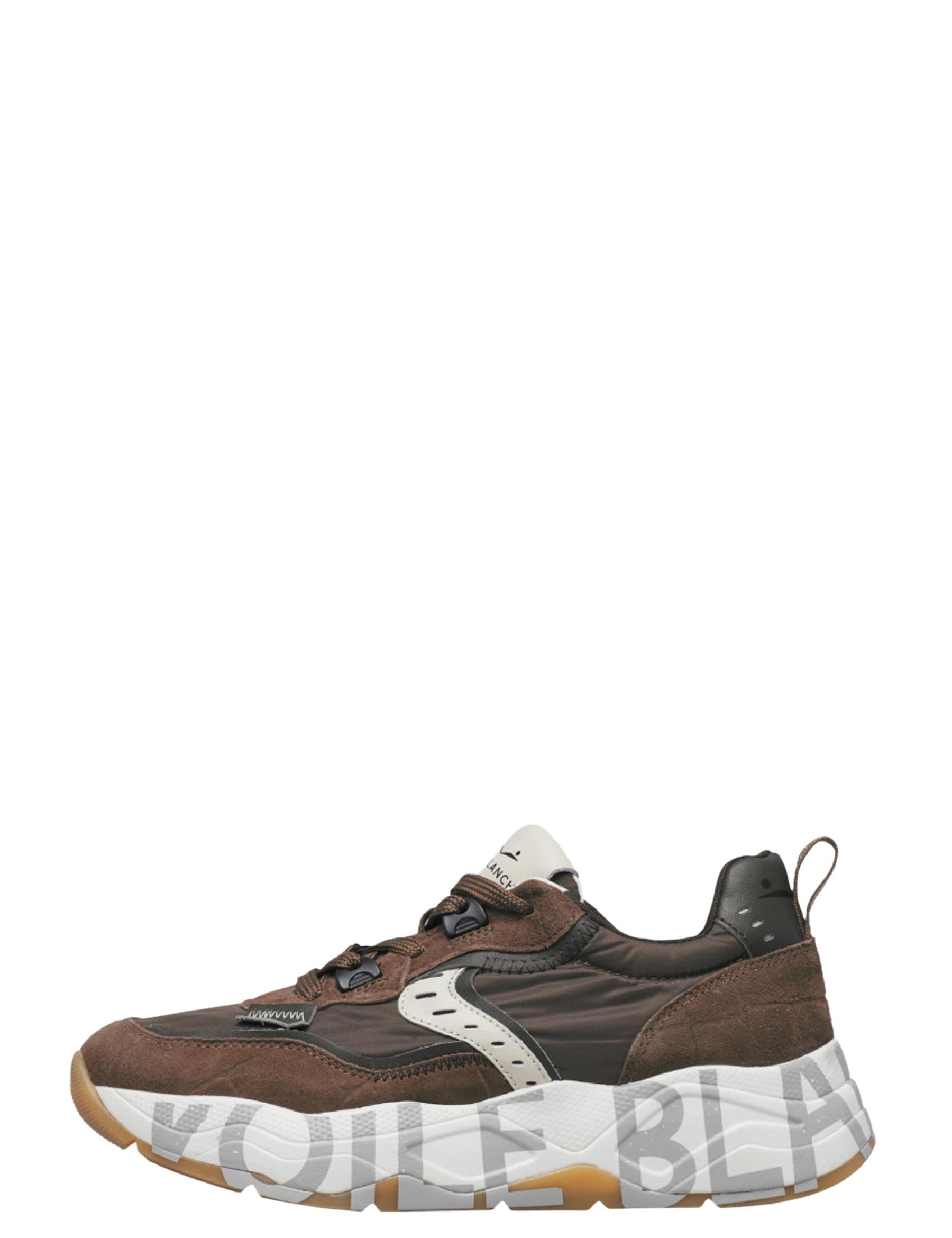 Sneakers Marrone Voile Blanche