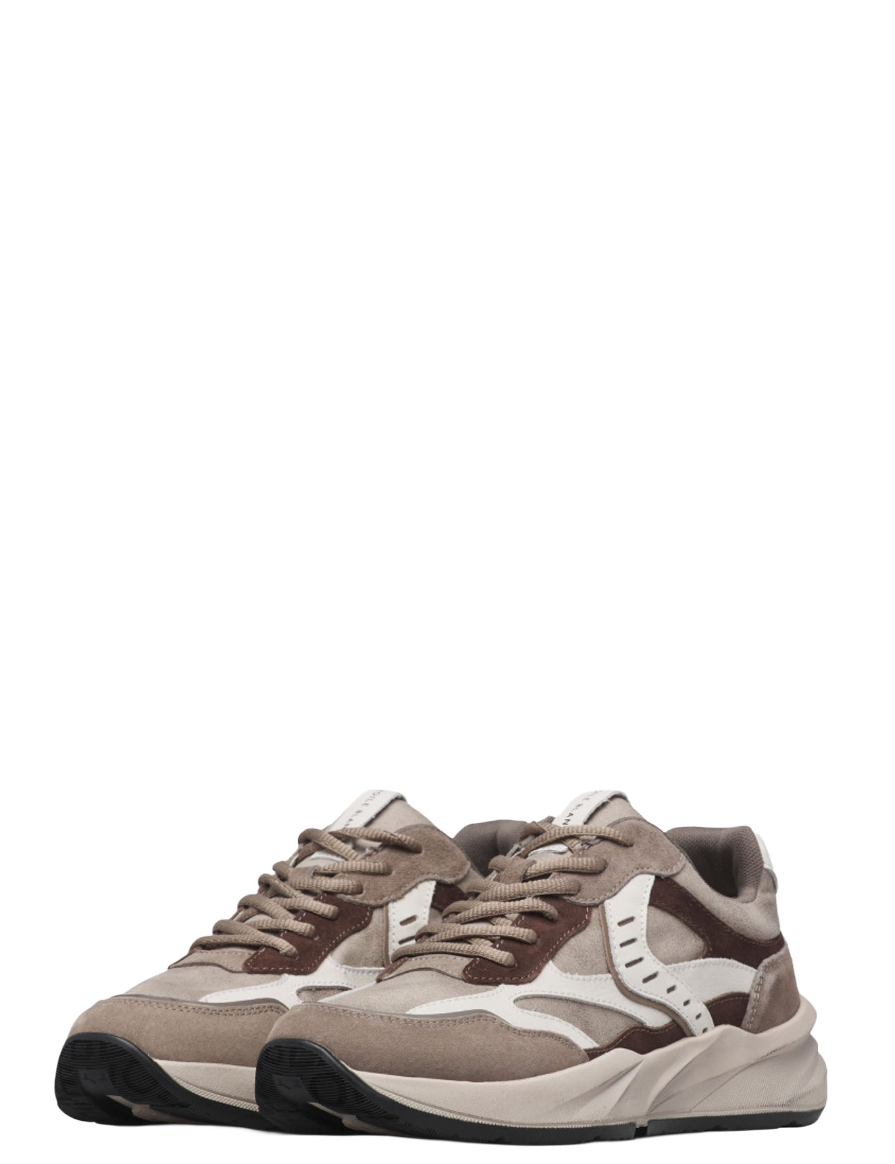 Sneakers Marrone Voile Blanche