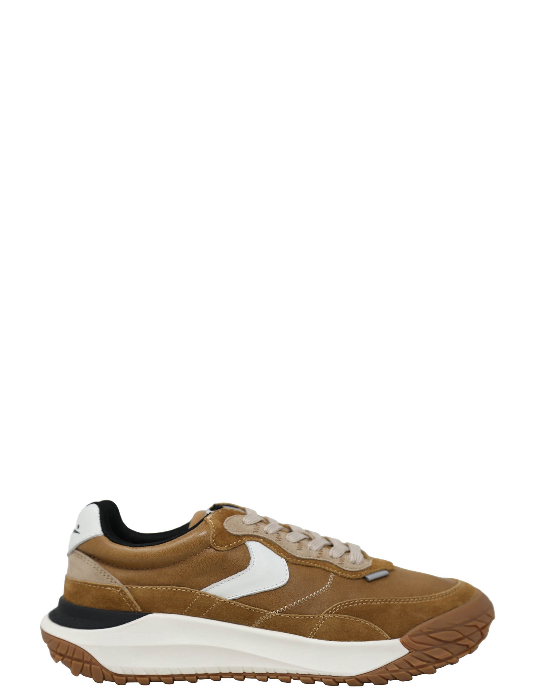 Sneakers Marrone Voile Blanche