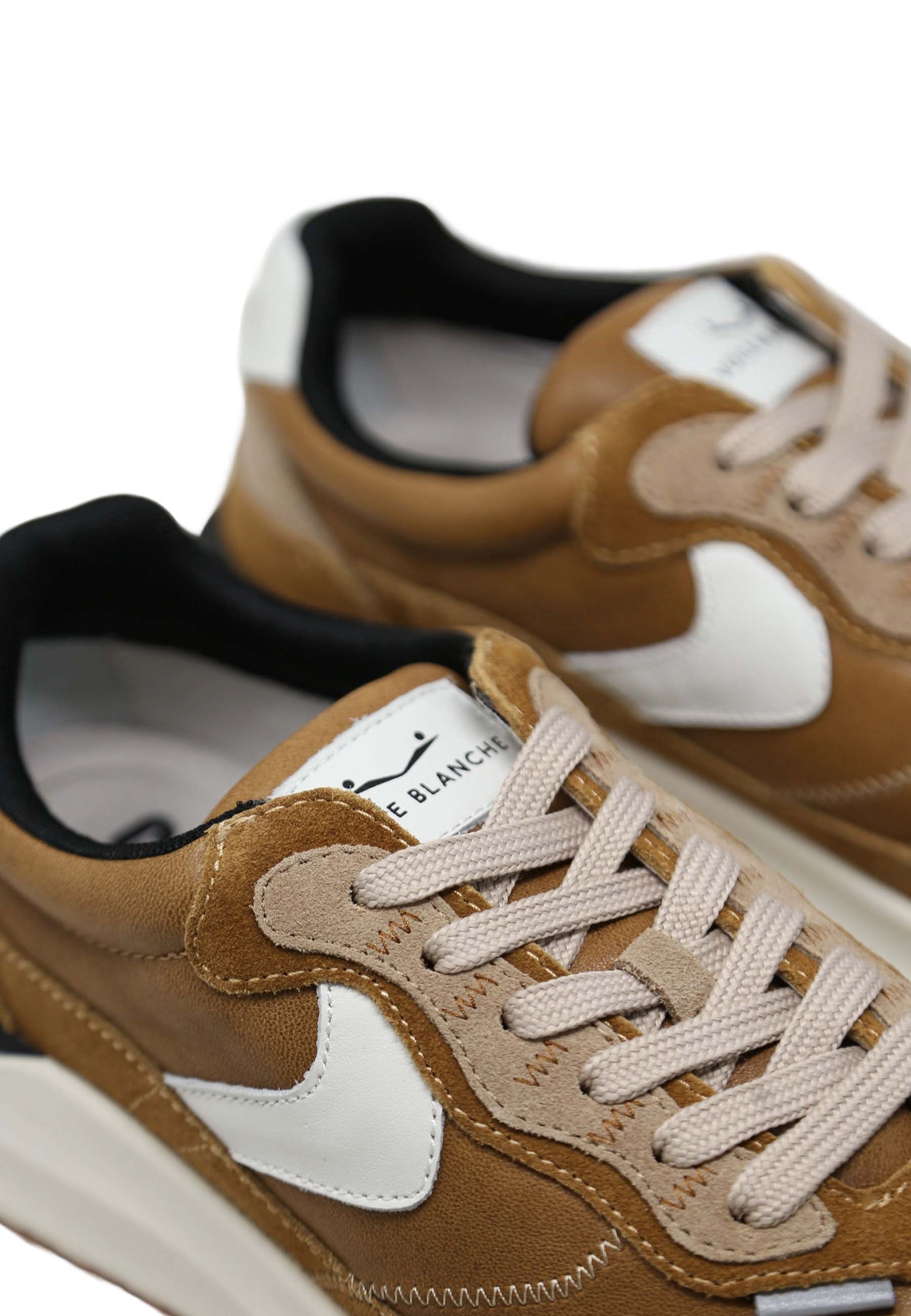 Sneakers Marrone Voile Blanche