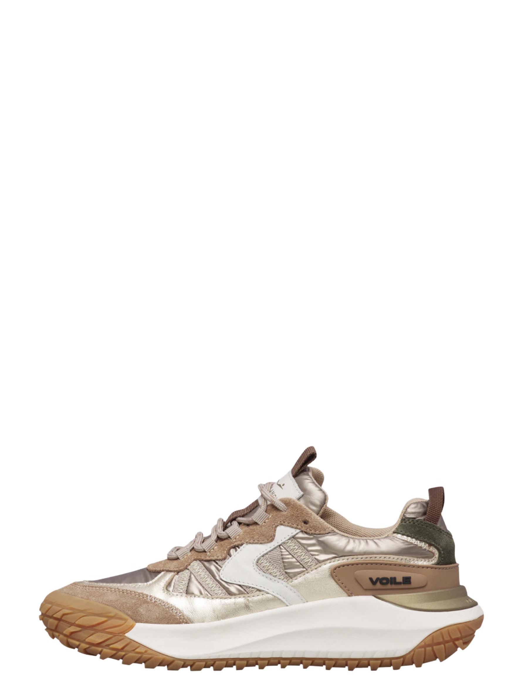 Sneakers Beige Voile Blanche