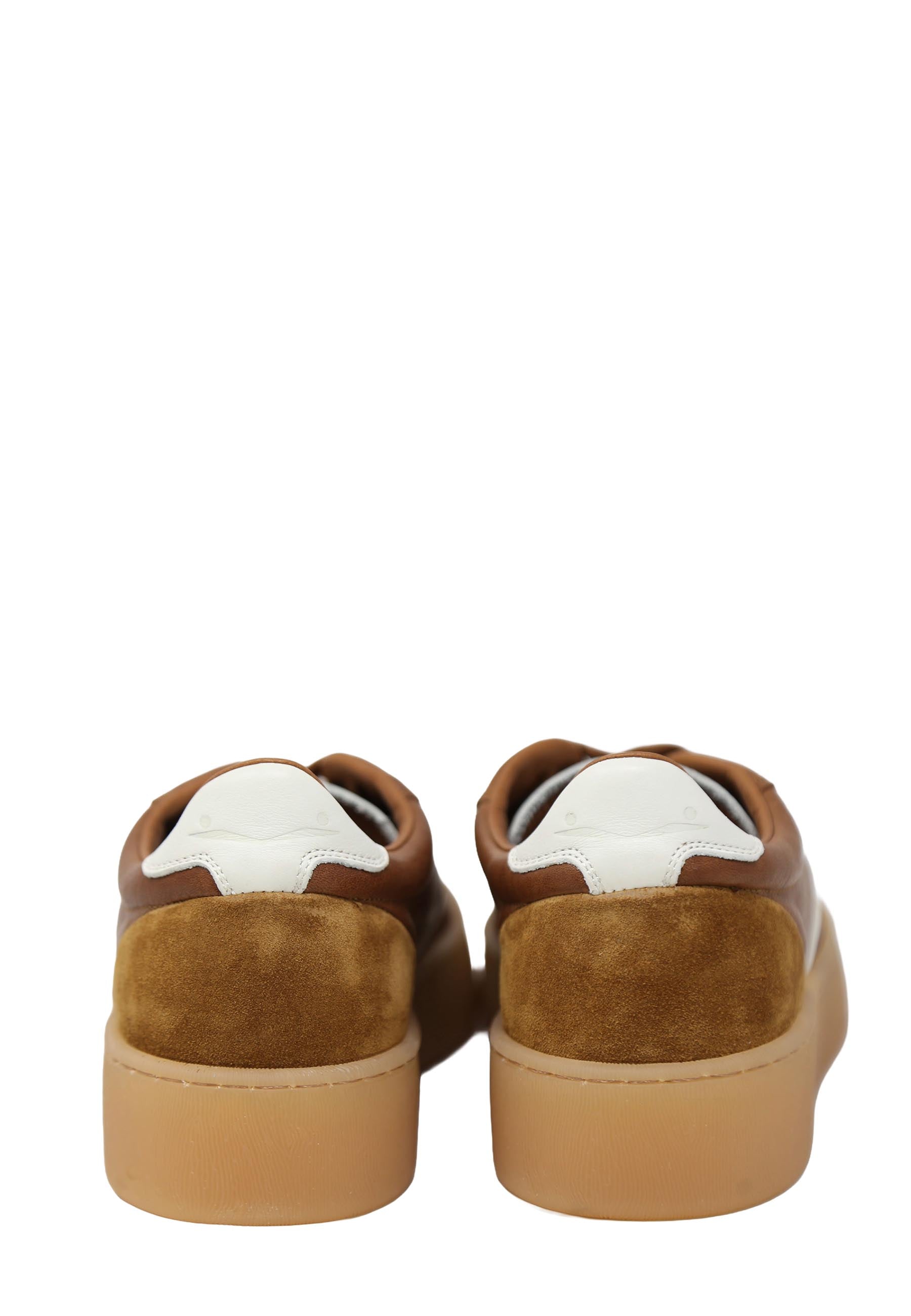 Sneakers Marrone Voile Blanche