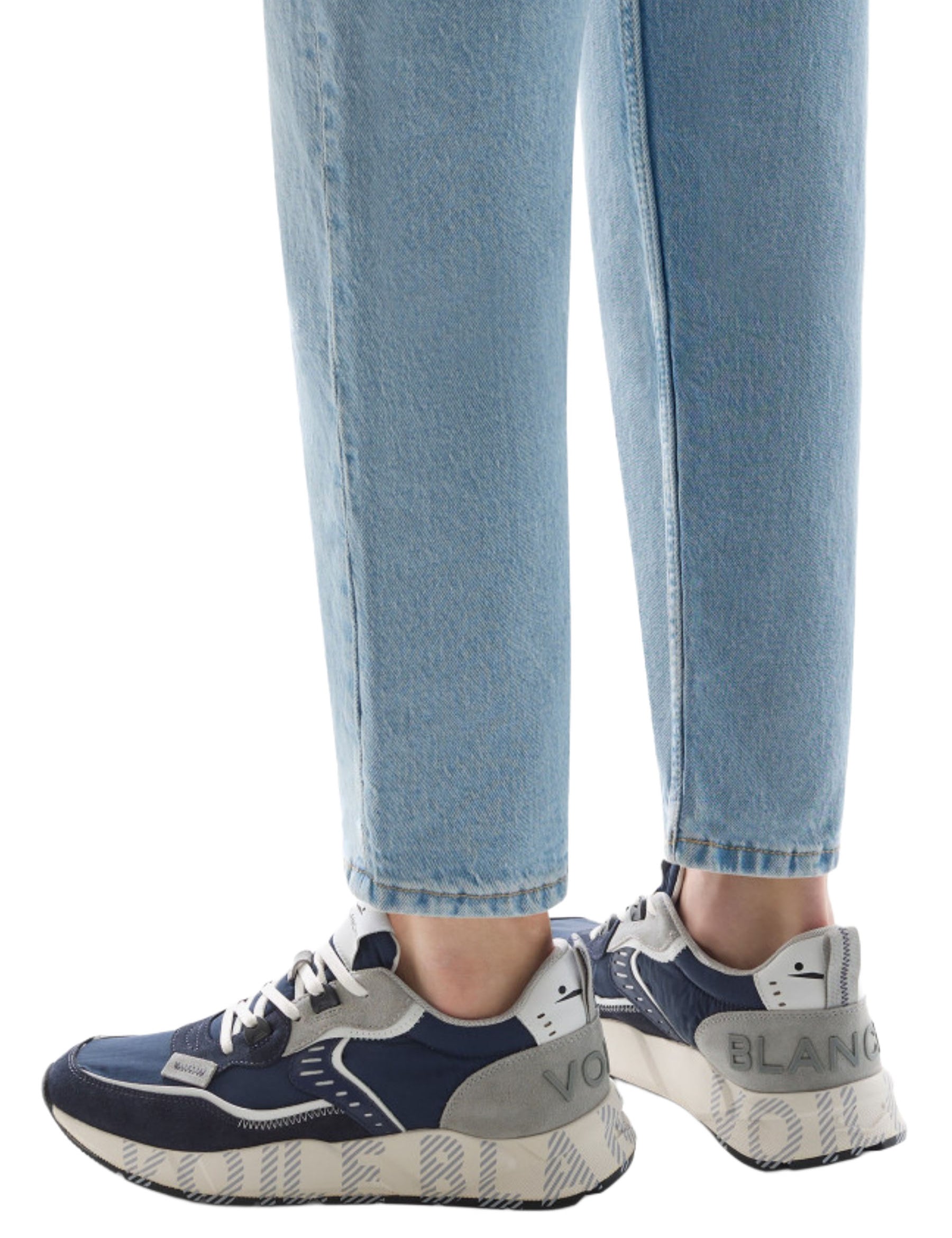 Sneakers Blu Voile Blanche