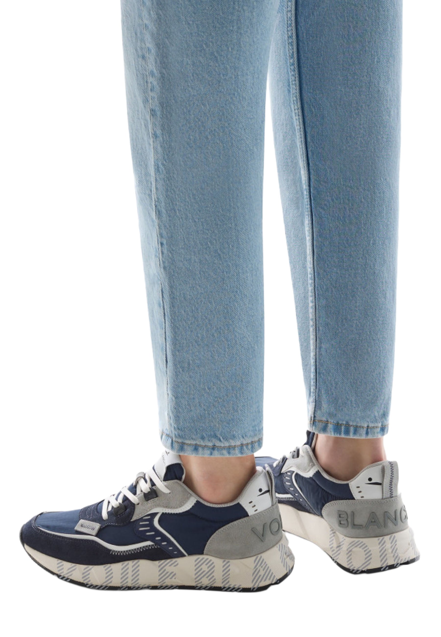 Sneakers Blu Voile Blanche