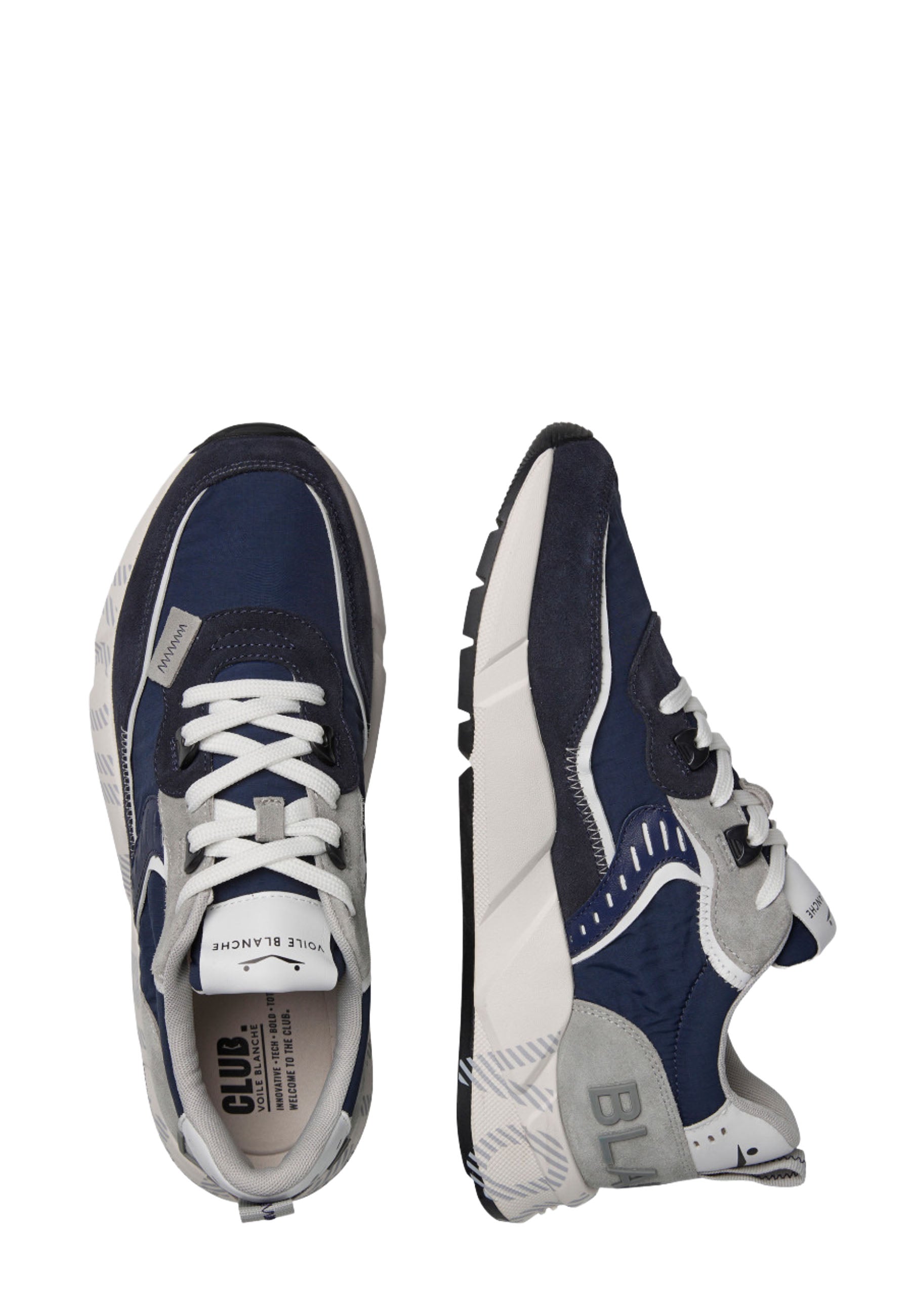 Sneakers Blu Voile Blanche