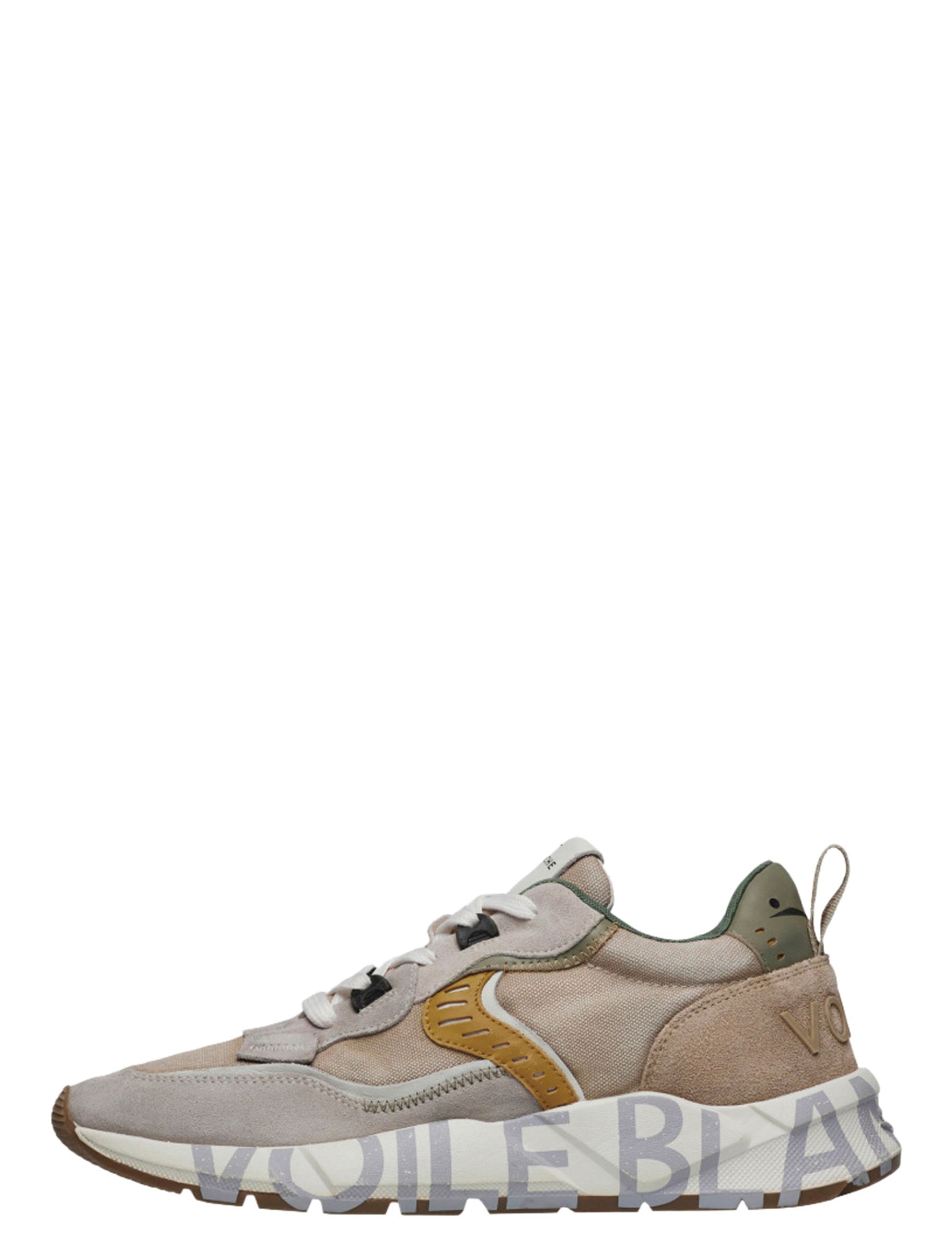 Sneakers Beige Voile Blanche