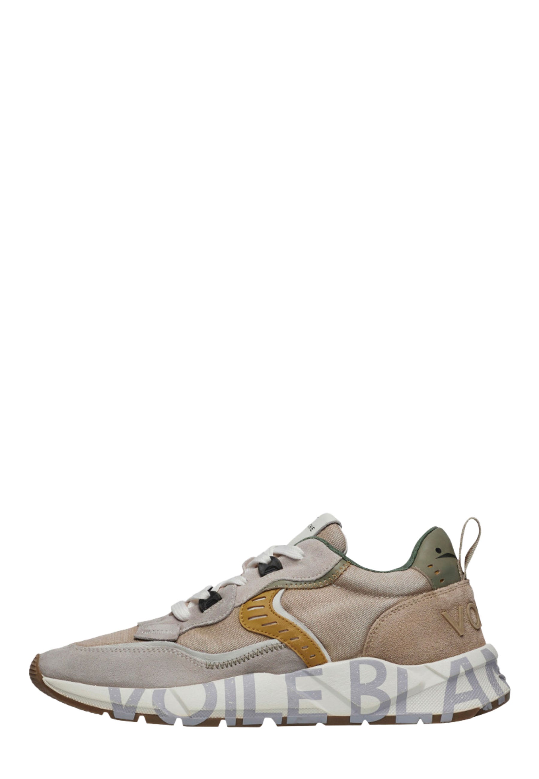 Sneakers Beige Voile Blanche