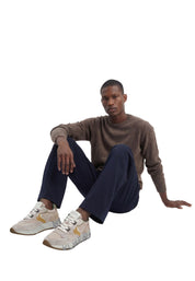 Sneakers Beige Voile Blanche