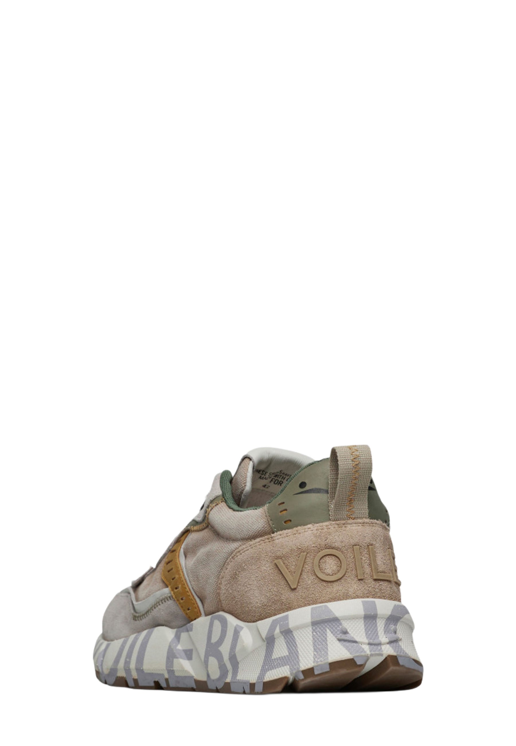 Sneakers Beige Voile Blanche