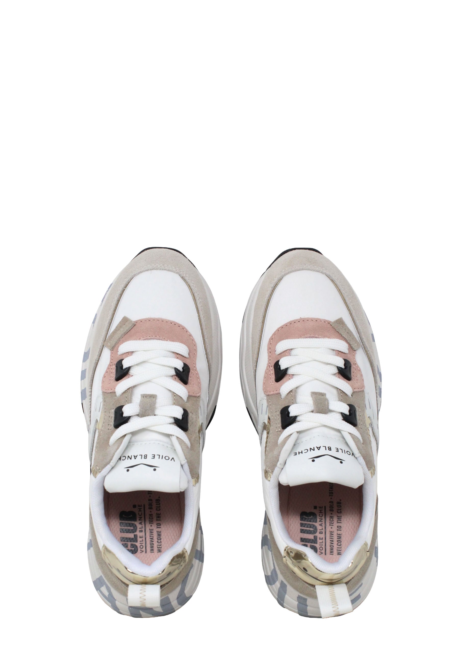 Sneakers Grigio Voile Blanche