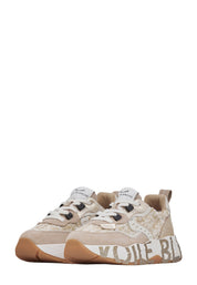 Sneakers Beige Voile Blanche