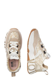 Sneakers Beige Voile Blanche