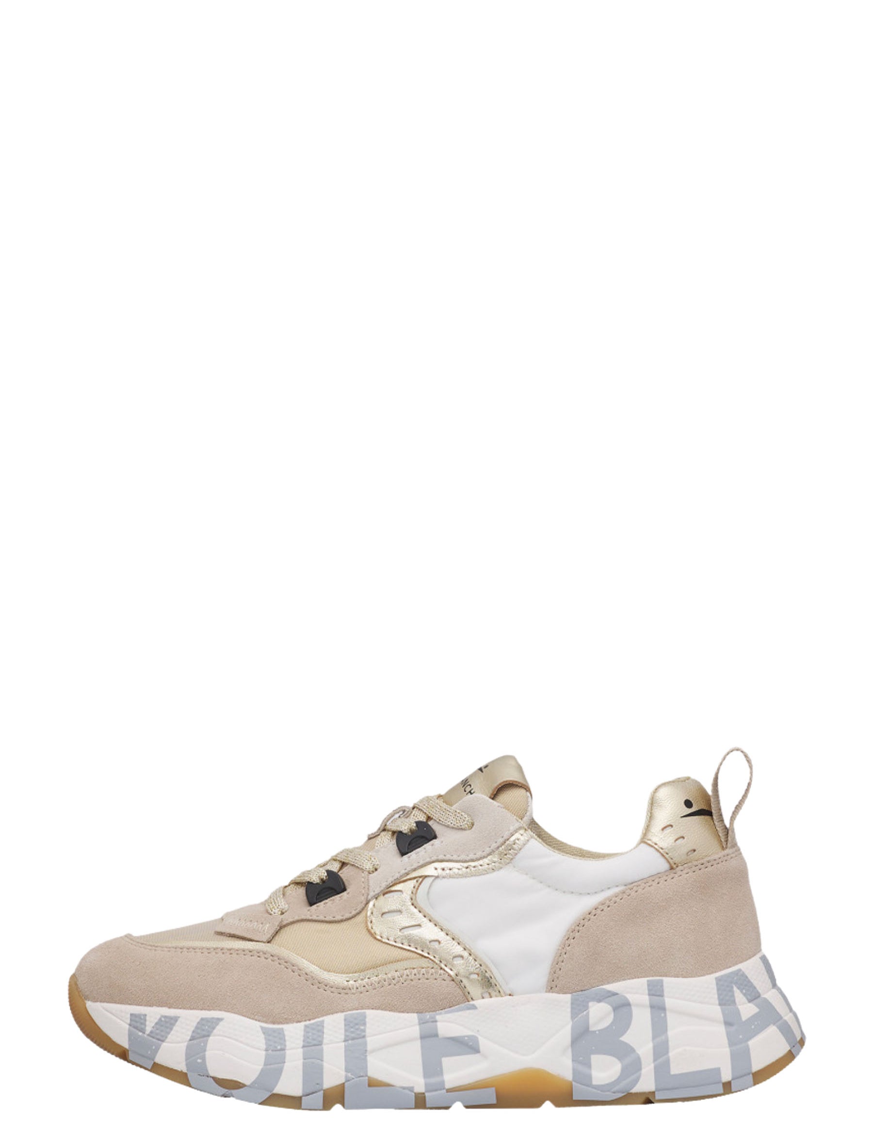 Sneakers Beige Voile Blanche