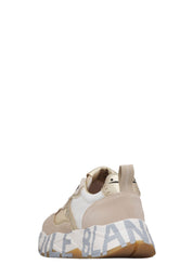 Sneakers Beige Voile Blanche
