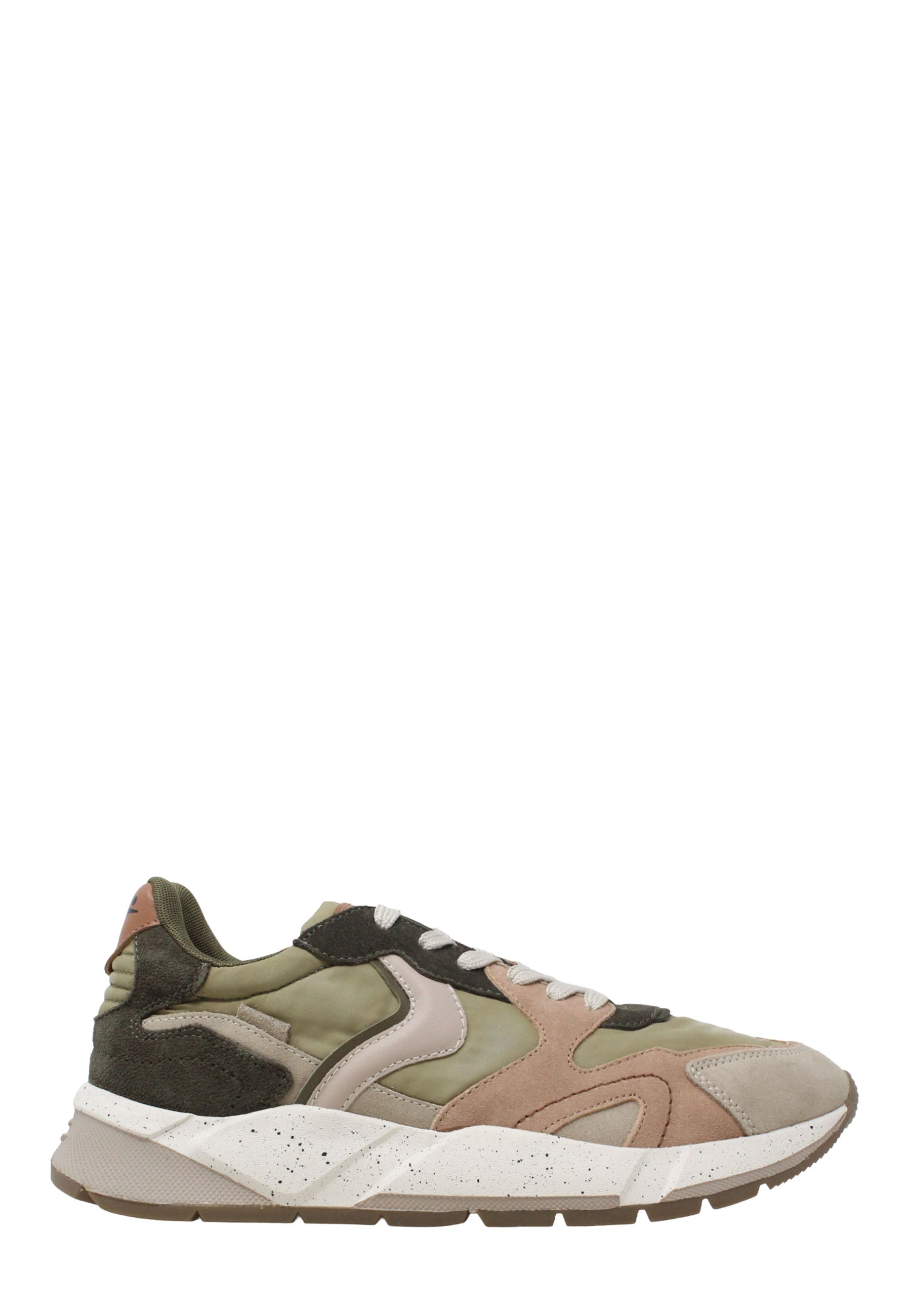 Sneakers Verde Voile Blanche