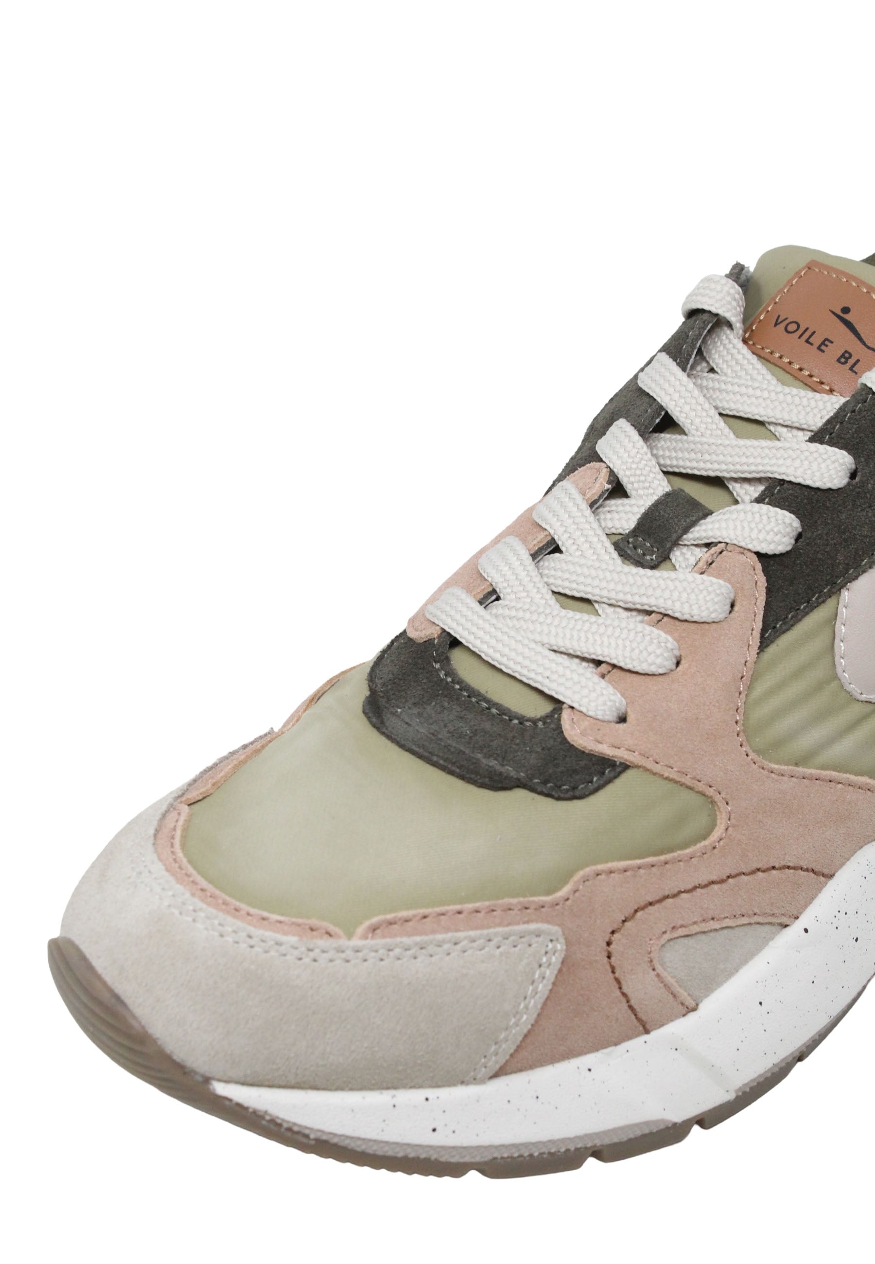 Sneakers Verde Voile Blanche