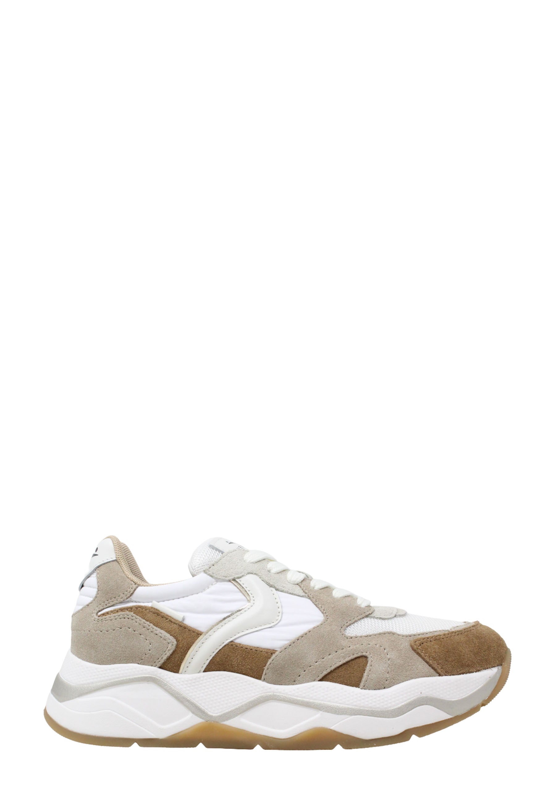 Sneakers Beige Voile Blanche