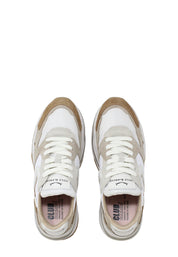 Sneakers Beige Voile Blanche