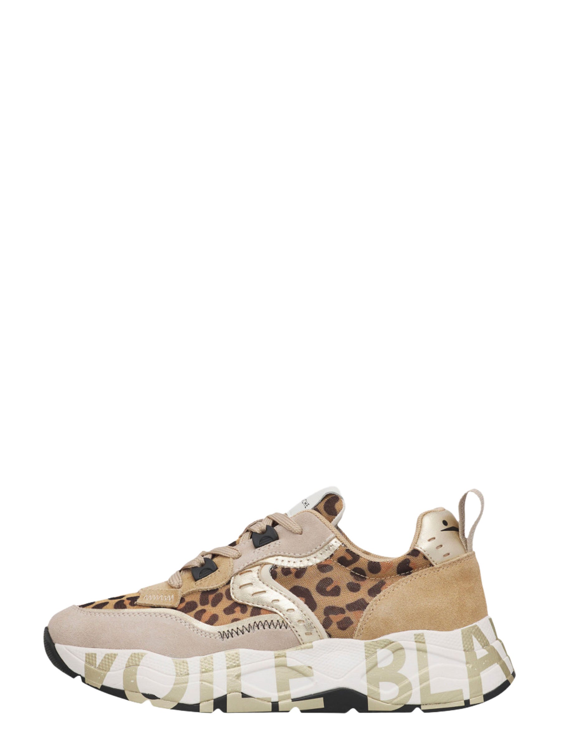 Sneakers Beige Voile Blanche