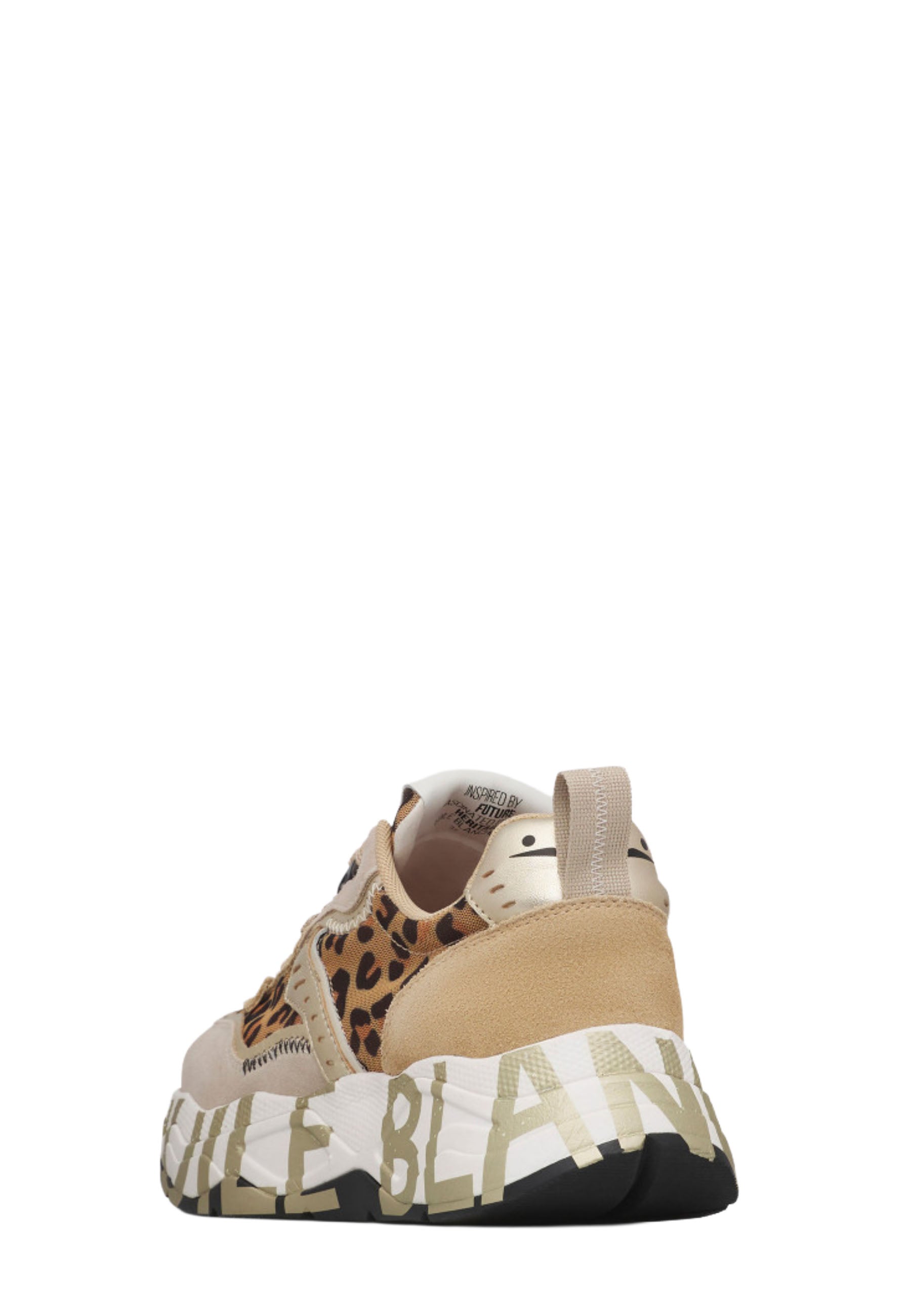 Sneakers Beige Voile Blanche